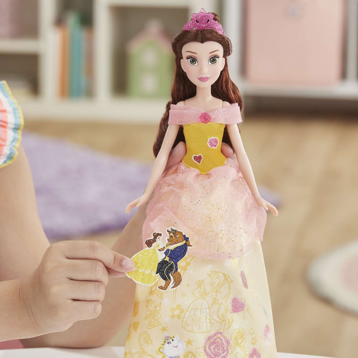 Кукла Disney Princess Hasbro Сверкающая Белль E5599EU4 E5599EU4 - фото 12