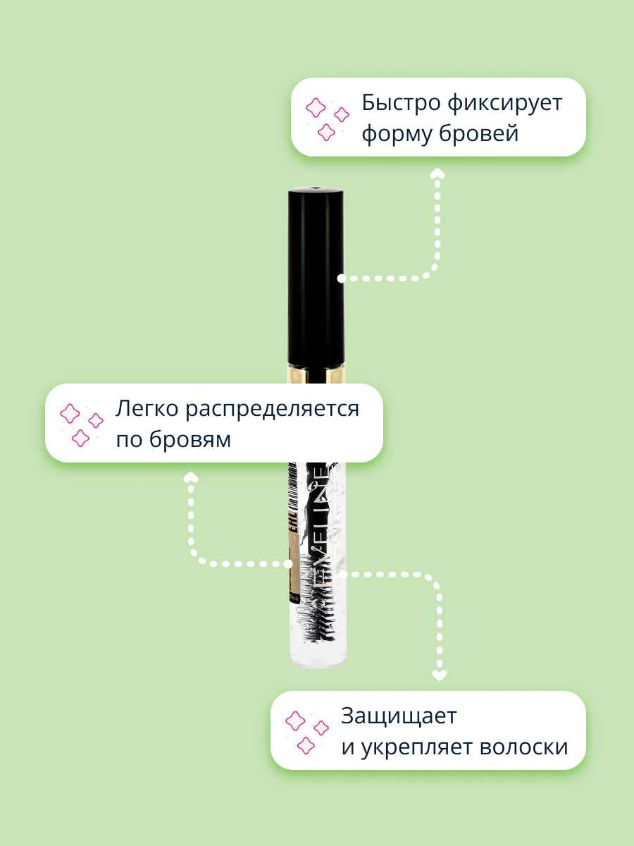 Гель для бровей EVELINE Eyebrow definer бесцветный - фото 2