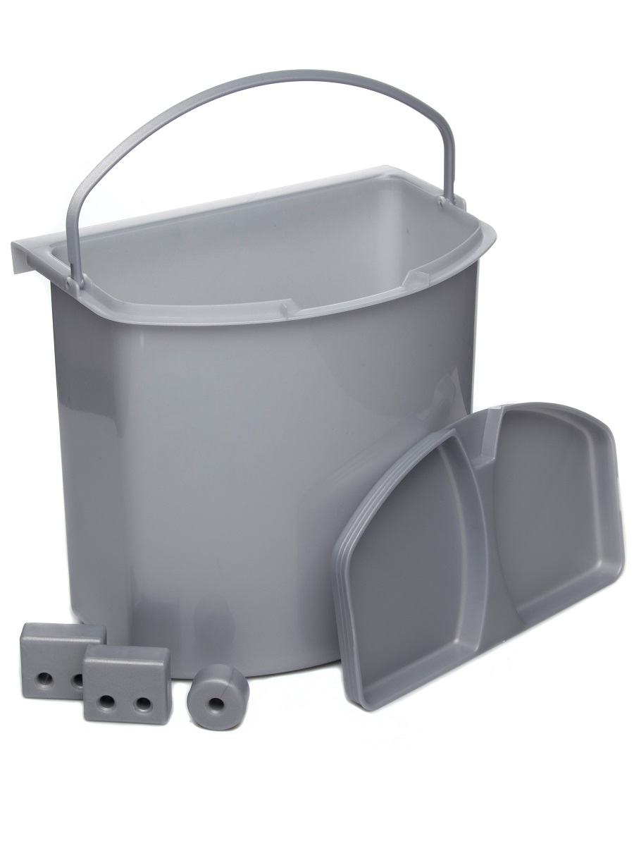 Контейнер для мусора NAVAKO Theta 7 Metallic Grey - фото 4