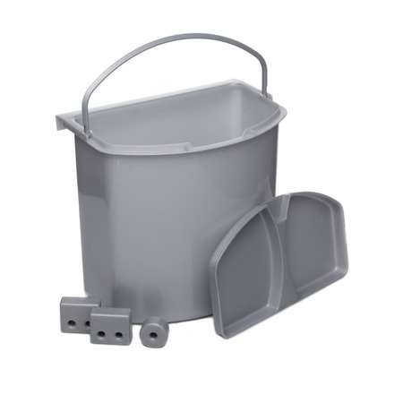 Контейнер для мусора NAVAKO Theta 7 Metallic Grey