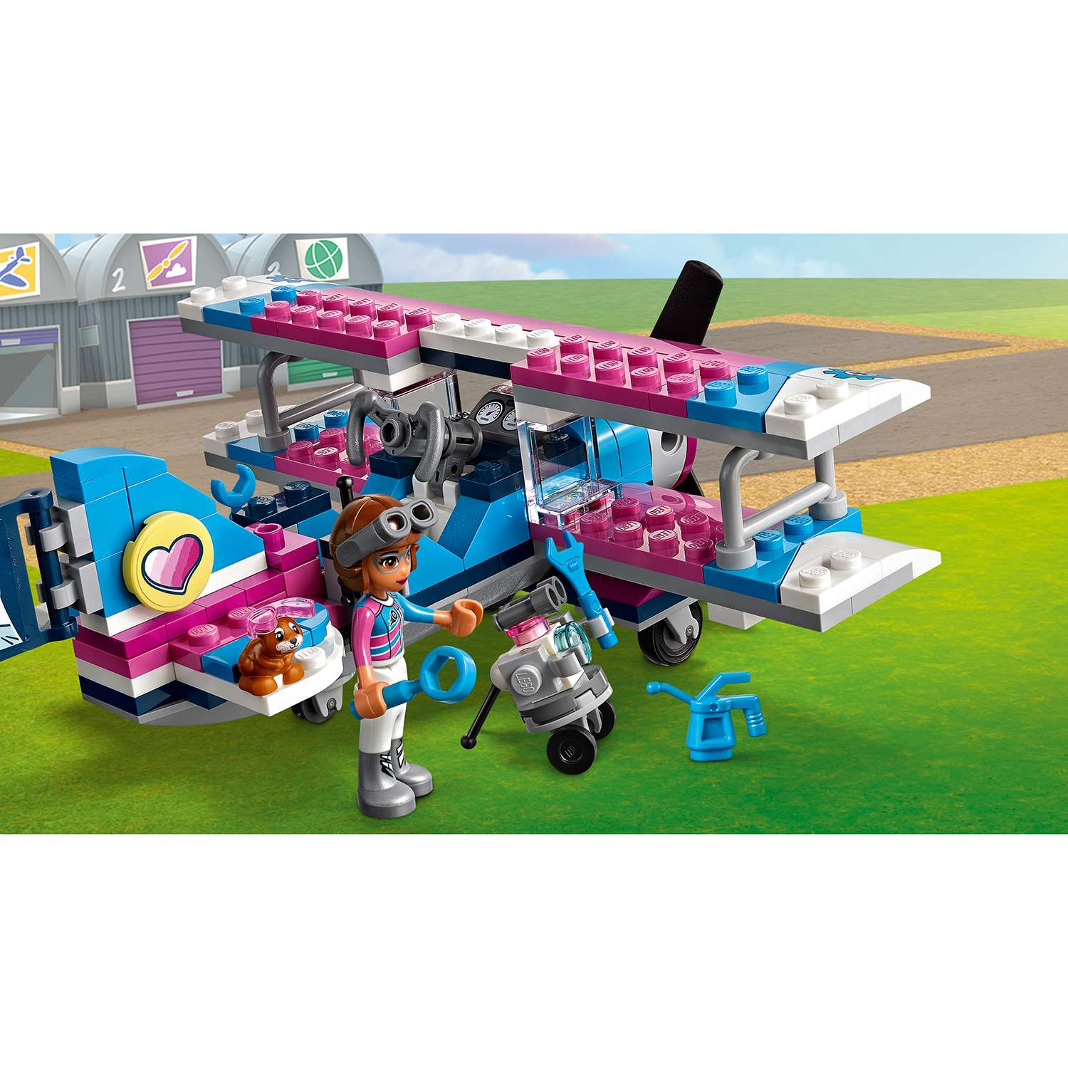 Конструктор LEGO Friends Экскурсия по Хартлейк-Сити на самолете 41343 - фото 9