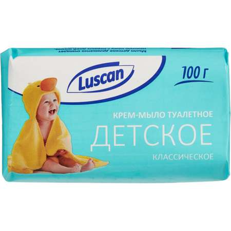 Мыло туалетное Luscan детское крем 100 г 5 штук