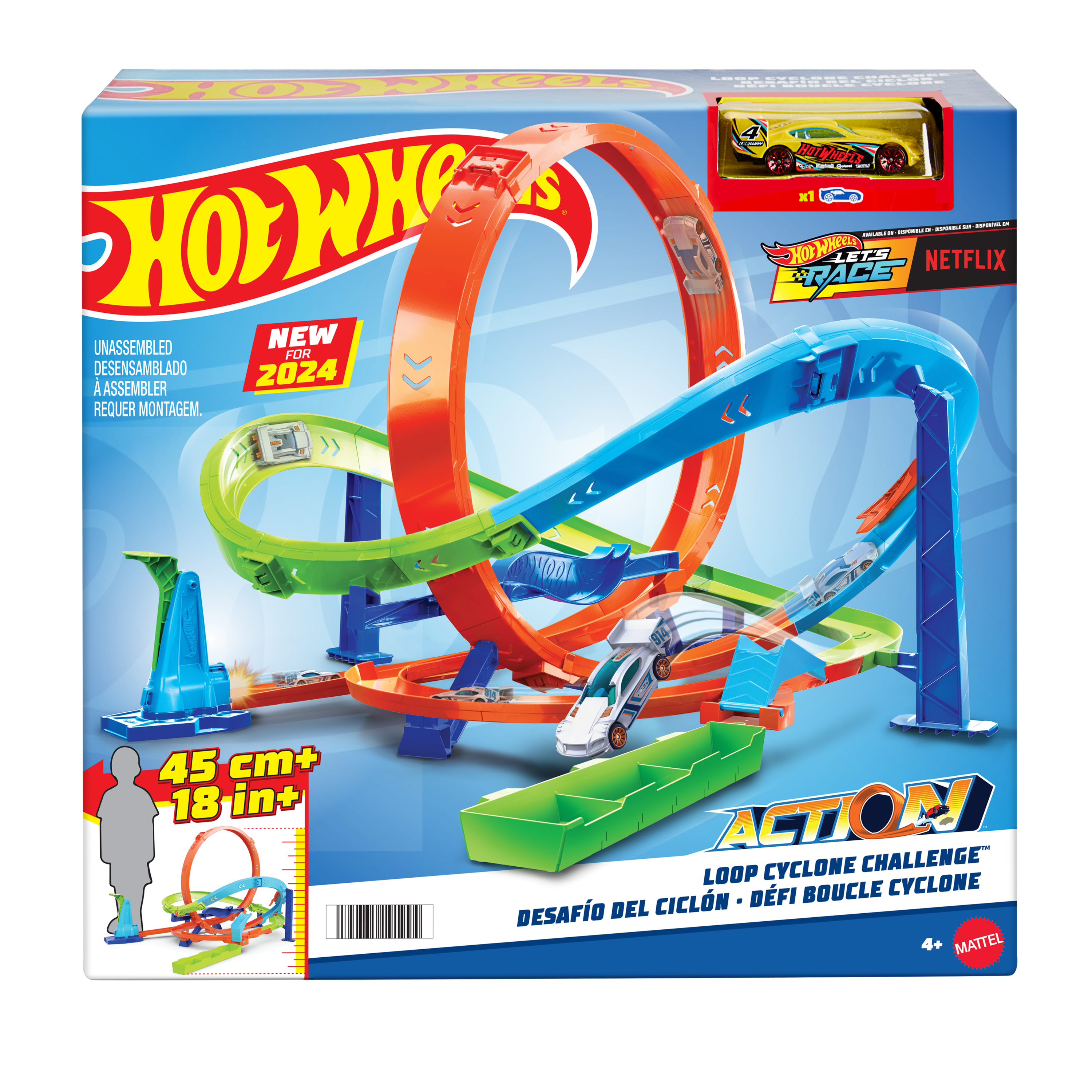 Набор игровой Hot Wheels Испытание гиперпетли HTK16 HTK16 - фото 1