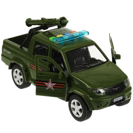 Машина Технопарк УАЗ Военный пикап 329773
