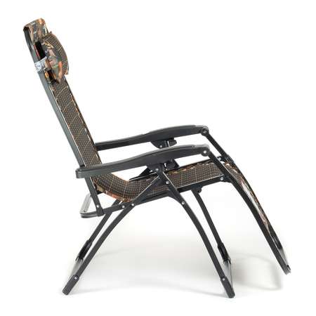Кресло-шезлонг BABY STYLE раскладное туристическое сетка мягкий подголовник до 100 кг квадратики