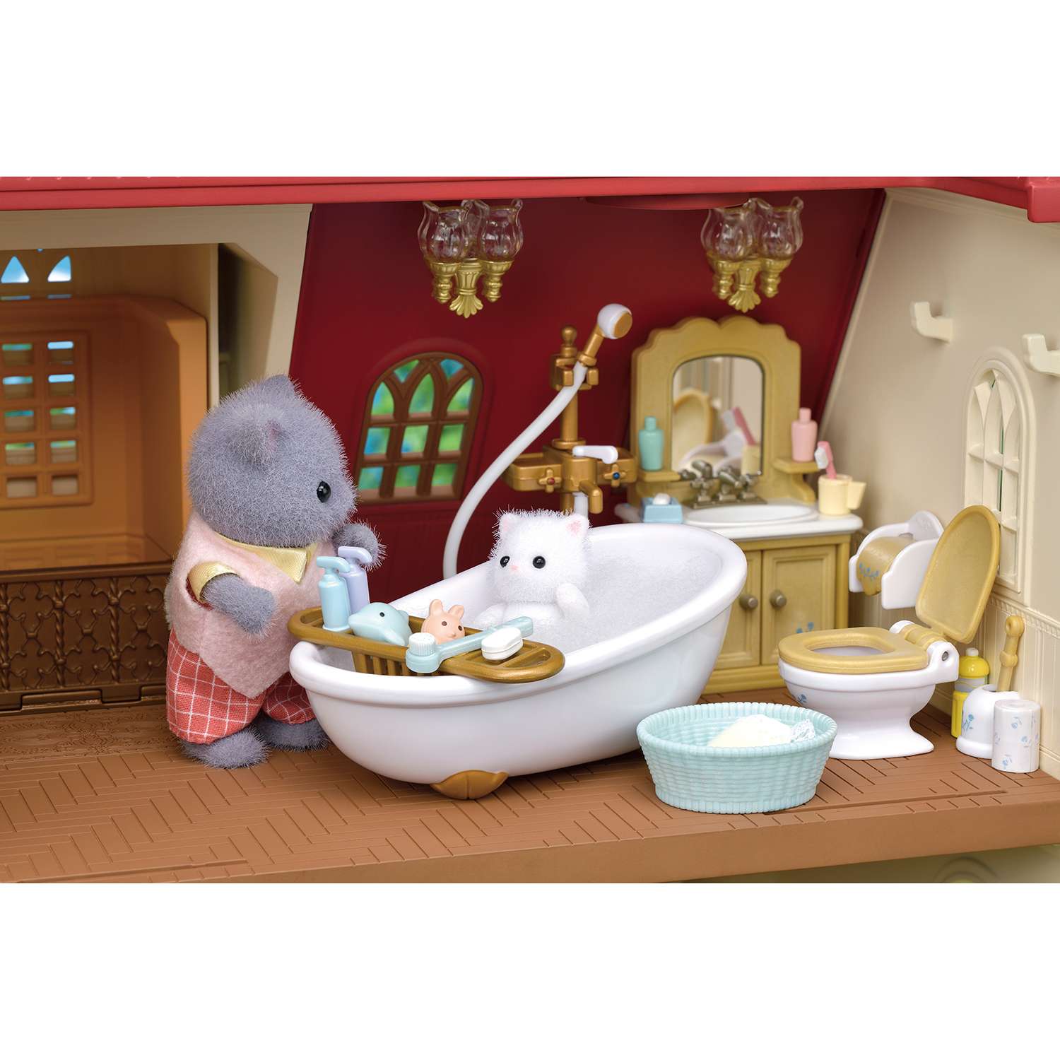 Набор Sylvanian Families Трехэтажный дом с флюгером 5400 - фото 19