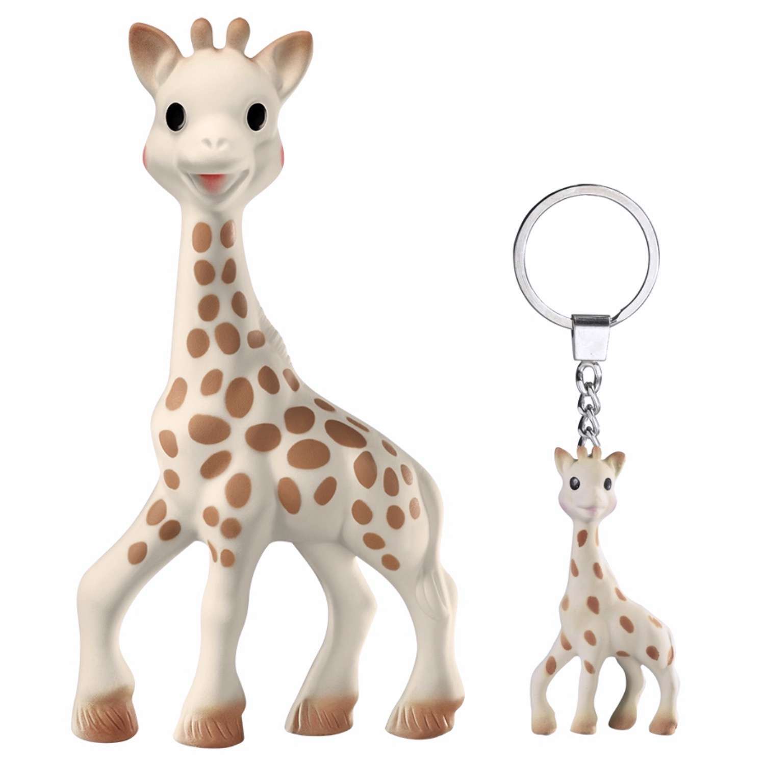 Игровой набор Sophie la girafe Жирафик Софи с подвеской-брелоком - фото 1