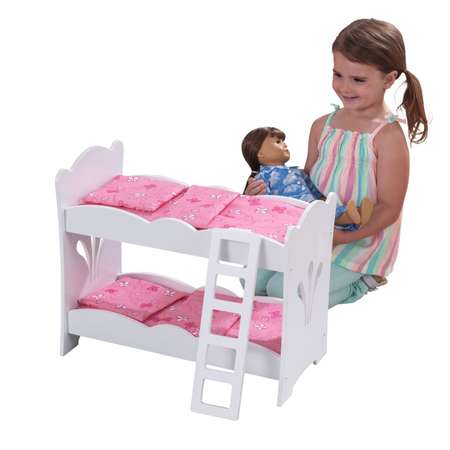 Кроватка для куклы KidKraft 2-х ярусная 60130_KE