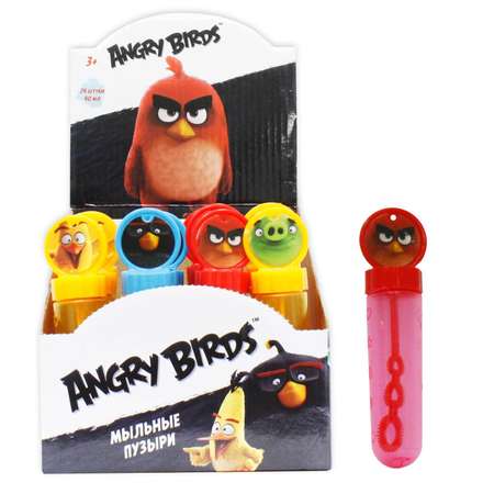 Мыльные пузыри 1TOY колба Angry Birds 40 мл