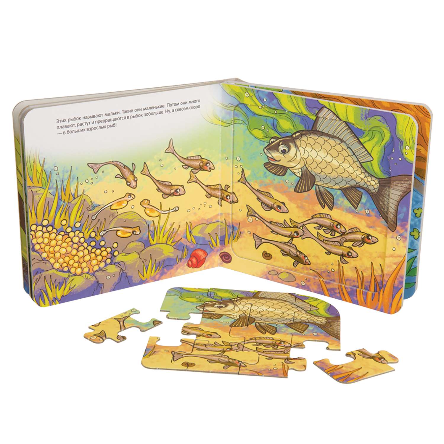 Книжка-игрушка Степ Пазл Рыбка Волшебные превращения - фото 2