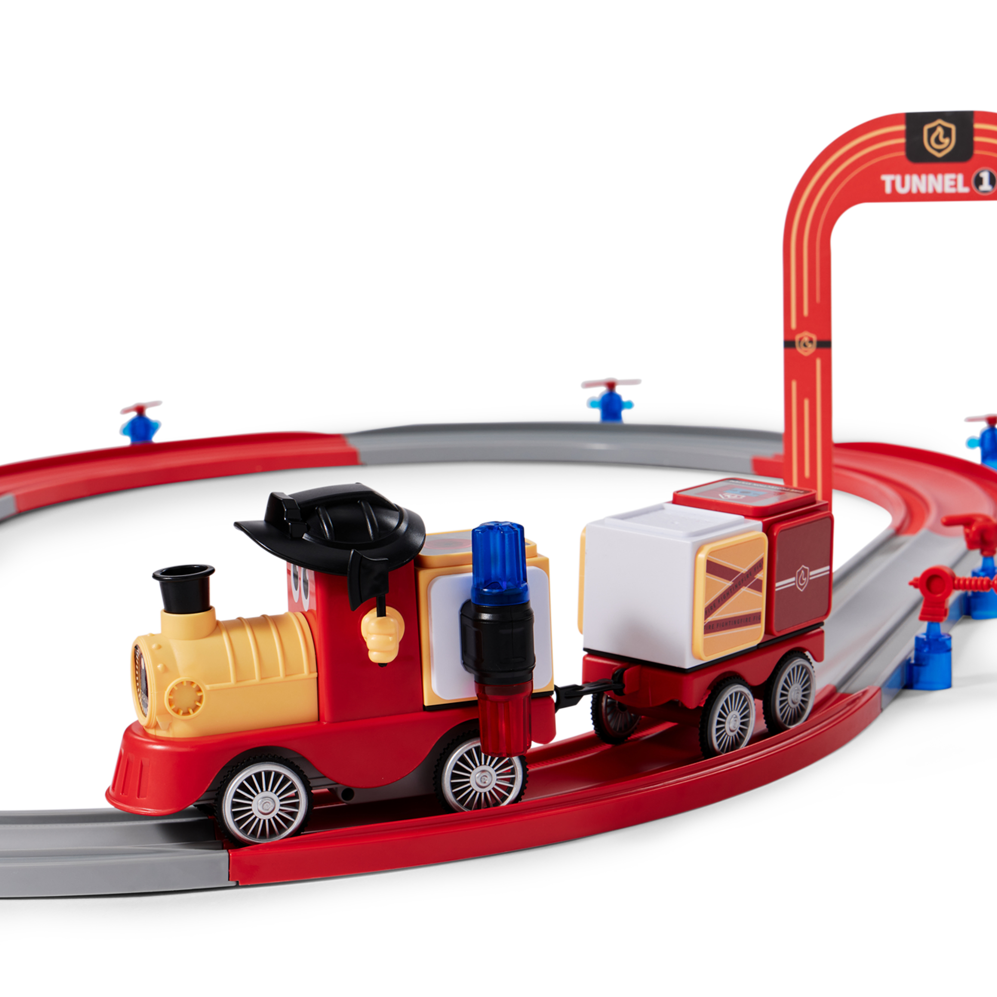 Игровой набор железная дорога Happy Baby FIRE TRAIN 331916_red - фото 16