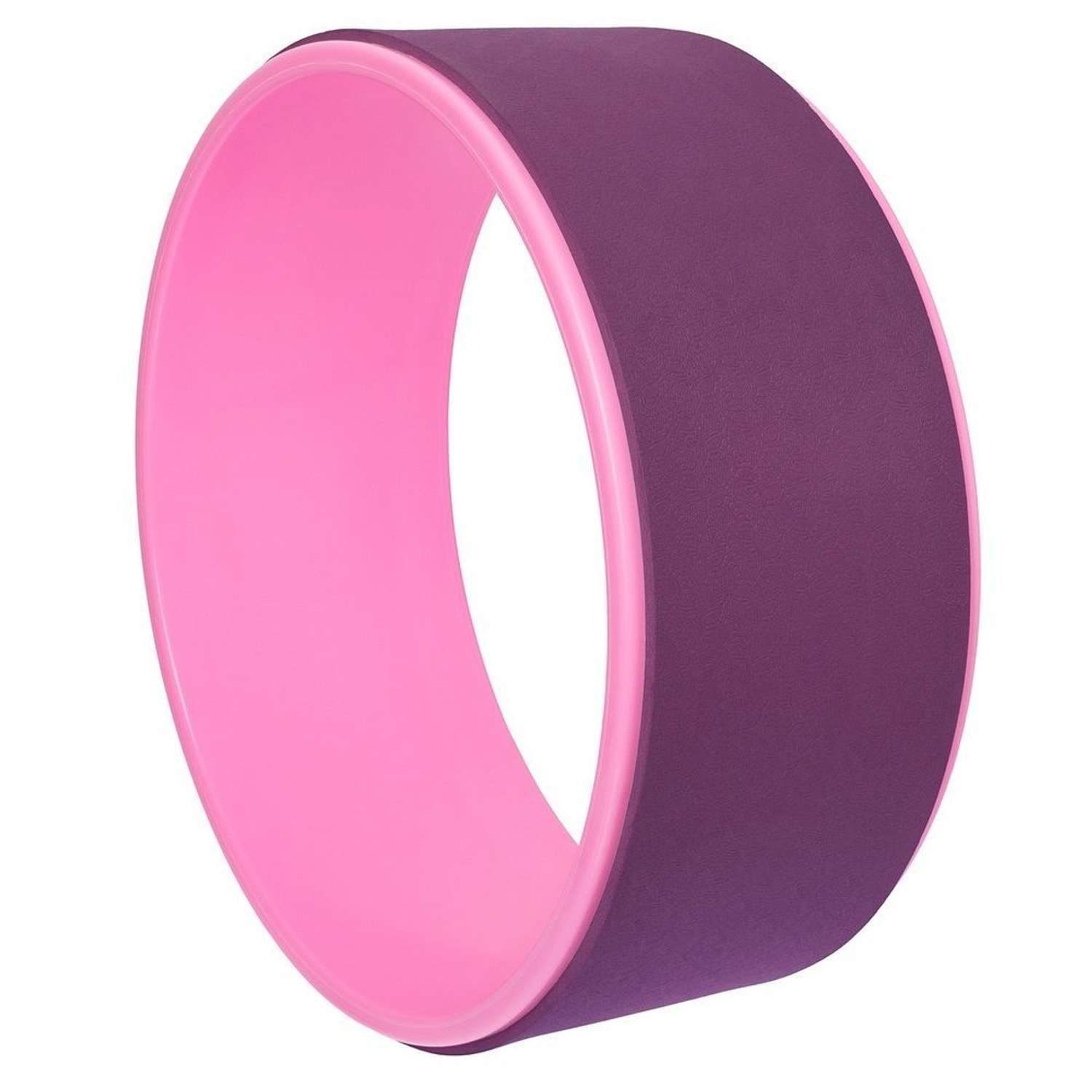 Колесо для йоги STRONG BODY фитнеса и пилатес 30 см х 12 см пурпурно-розовое - фото 2