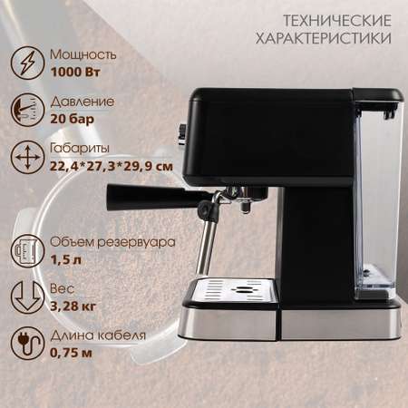 Кофеварка рожкового типа TUAREX TK-1250