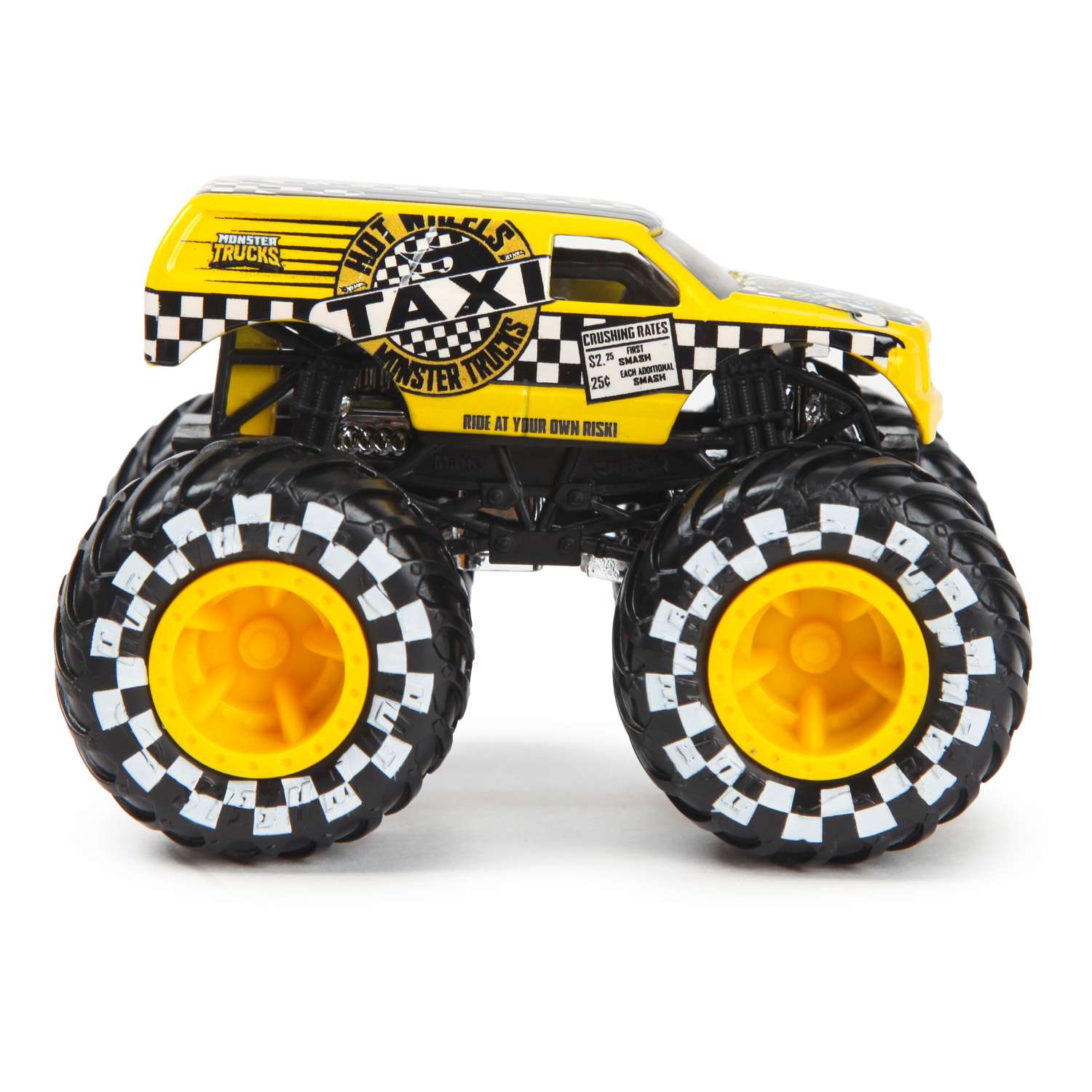 Машина Hot Wheels Monster Truck Taxi HKM07 GRH81 - фото 4