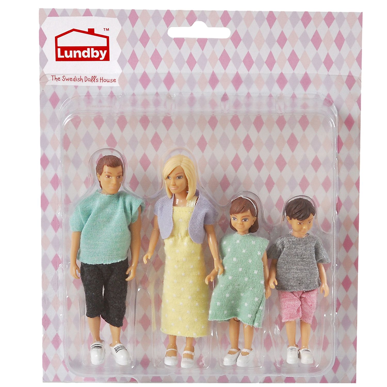 Набор кукол Lundby Классическая семья 4 штуки LB_60807000 купить по цене  2647 ₽ в интернет-магазине Детский мир