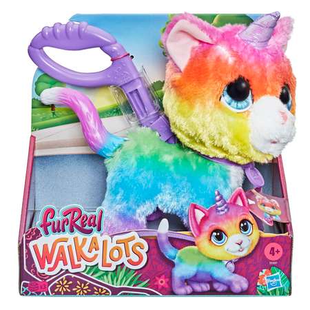 Игрушка FurReal Friends Котик-единорожек на поводке E5307EU6