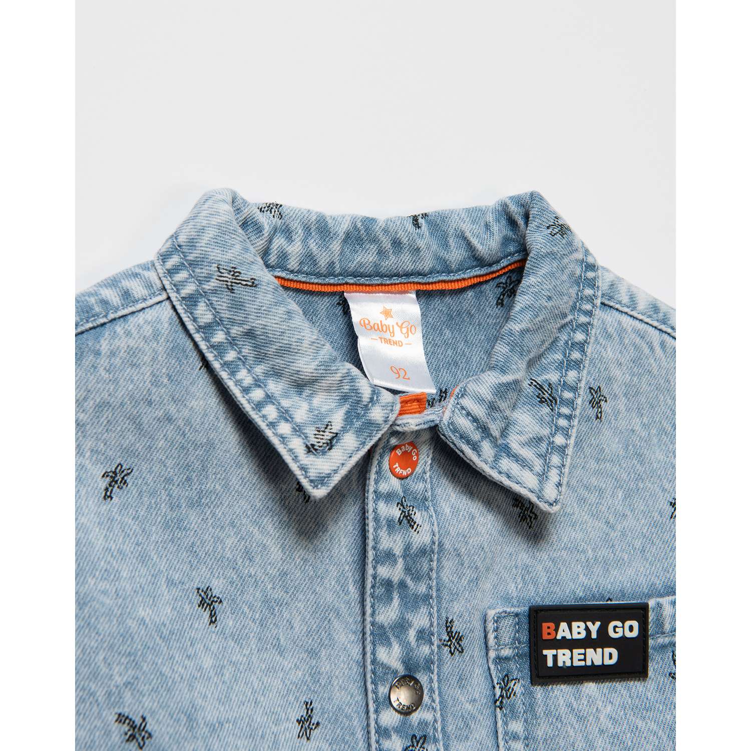Джинсовая рубашка Baby Go Trend S24BT1-D34ib-55 - фото 4