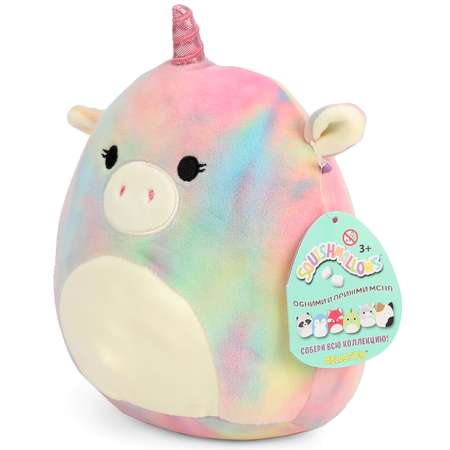 Игрушка мягкая Squishmallows сквиш антистресс Единорог Эсмеральда