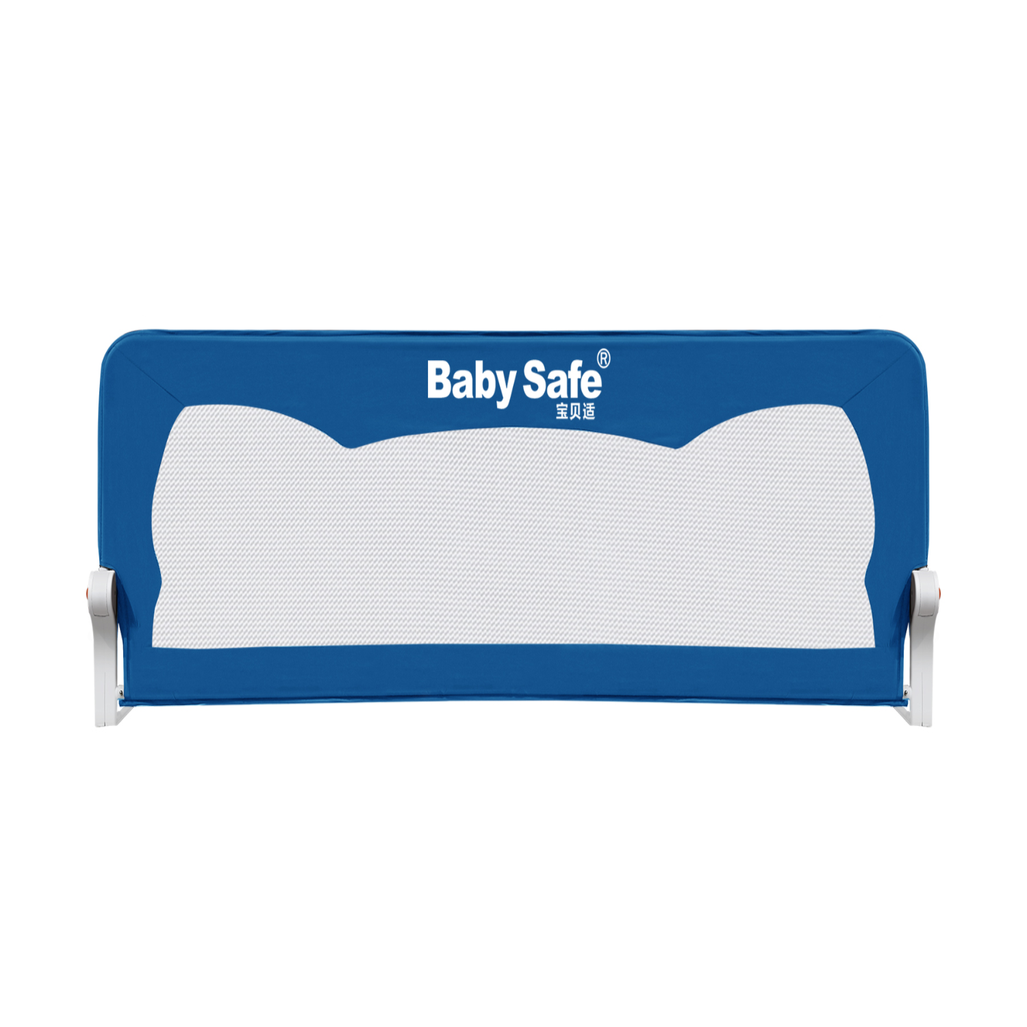 Барьер защитный для кровати Baby Safe Ушки 120х42 синий - фото 2