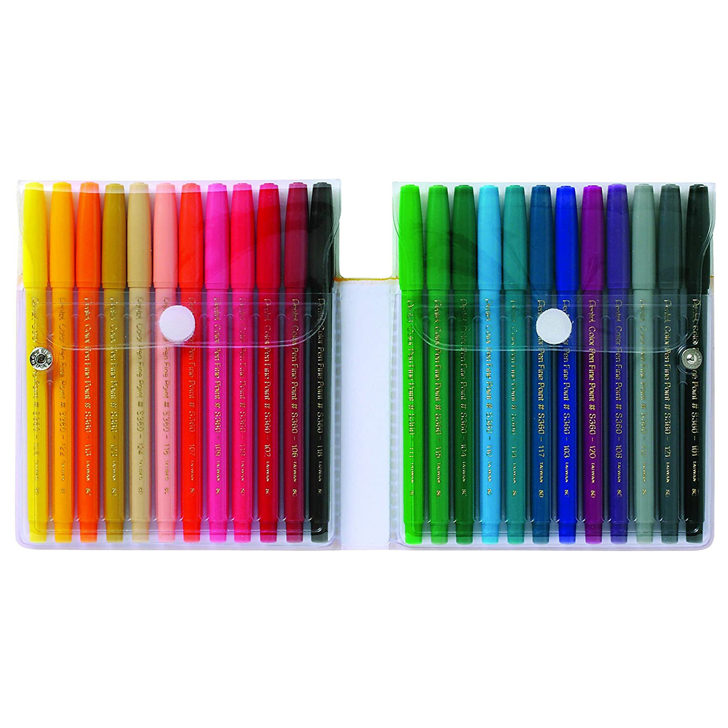 Фломастеры Pentel Color Pen 24 штук - фото 2