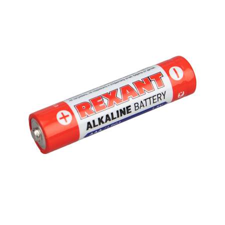 Алкалиновые батарейки REXANT мизинчиковые AAA/LR03 24 шт