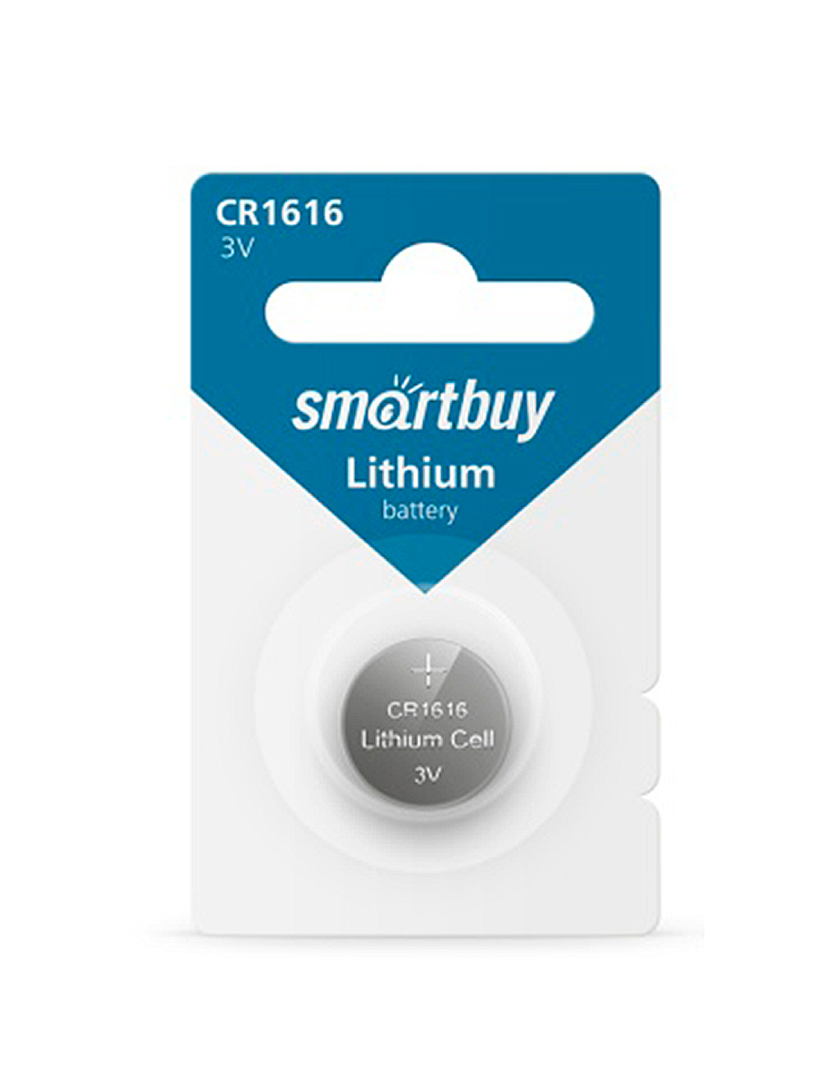 Элемент питания Smartbuy CR 1616 - 1 шт. - фото 1