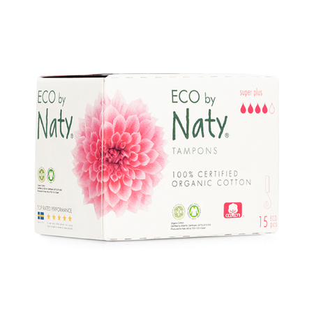 Тампоны Naty Super Plus 15 шт