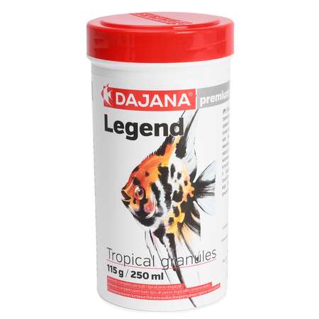 Корм для рыб DAJANA Legend Tropical гранулы 250мл DP117B1