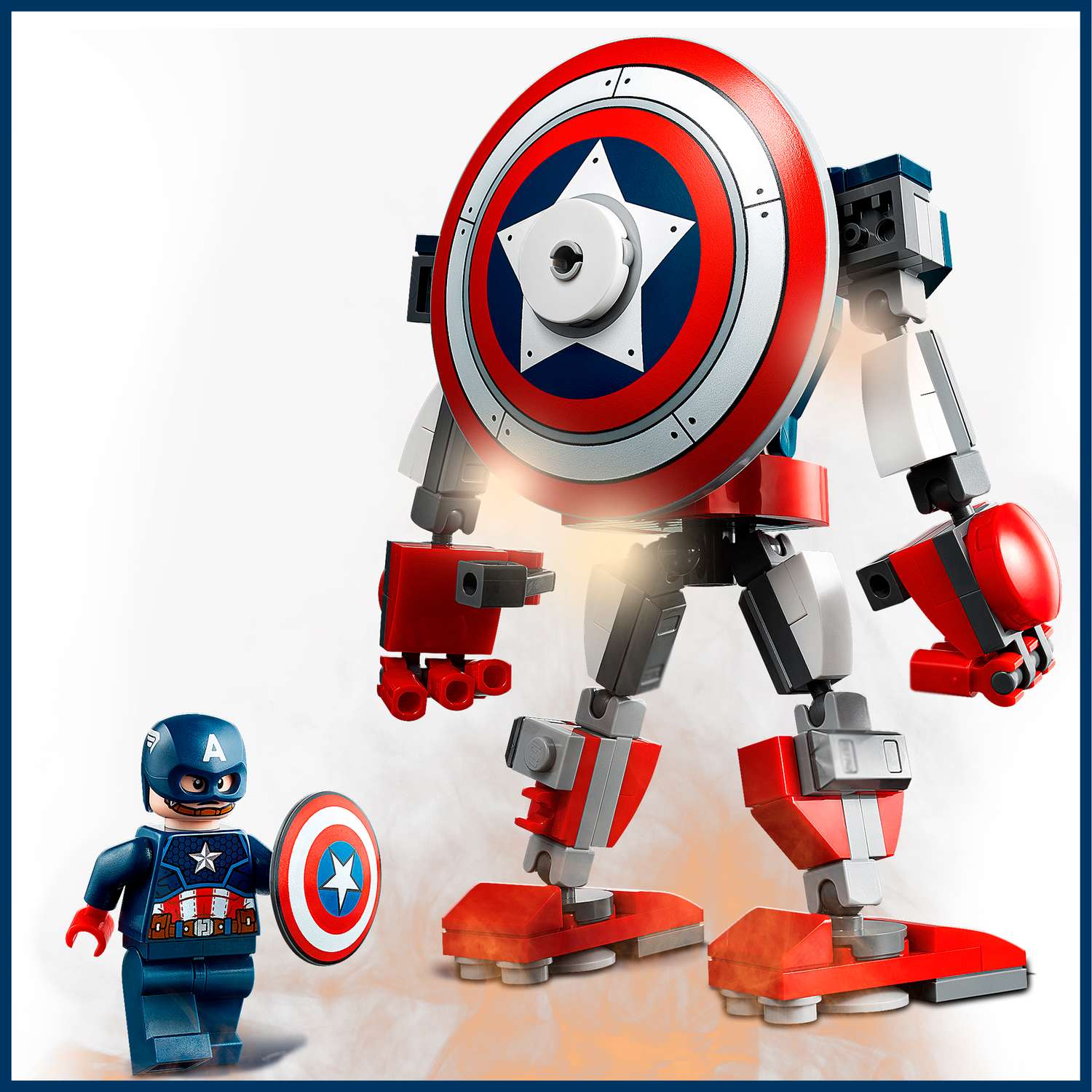 Игрушка LX Конструктор Marvel Капитан Америка 127 деталей совместим с лего - фото 4
