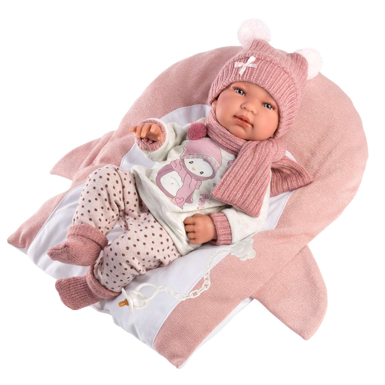 Кукла LLORENS младенец Тина с матрасиком 43 см L 84332 - фото 1