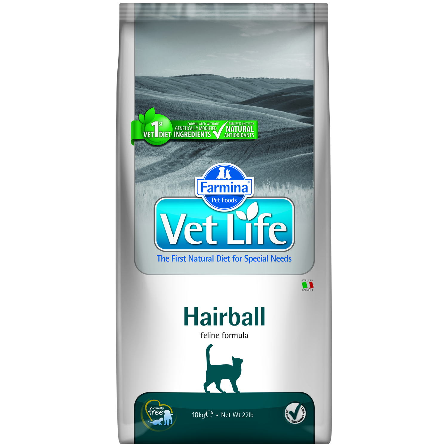 Корм для кошек Farmina Vet Life Hairball 10кг купить по цене 8825 ₽ с  доставкой в Москве и России, отзывы, фото