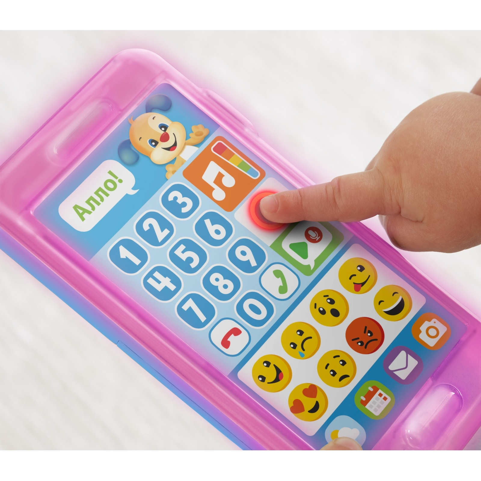 Игрушка Fisher Price Смейся и учись Телефон Ученого щенка FPR23 - фото 7