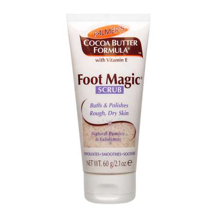 Скраб для ног Palmers Отшелушивающий с маслом какао и витамином Е 60 г