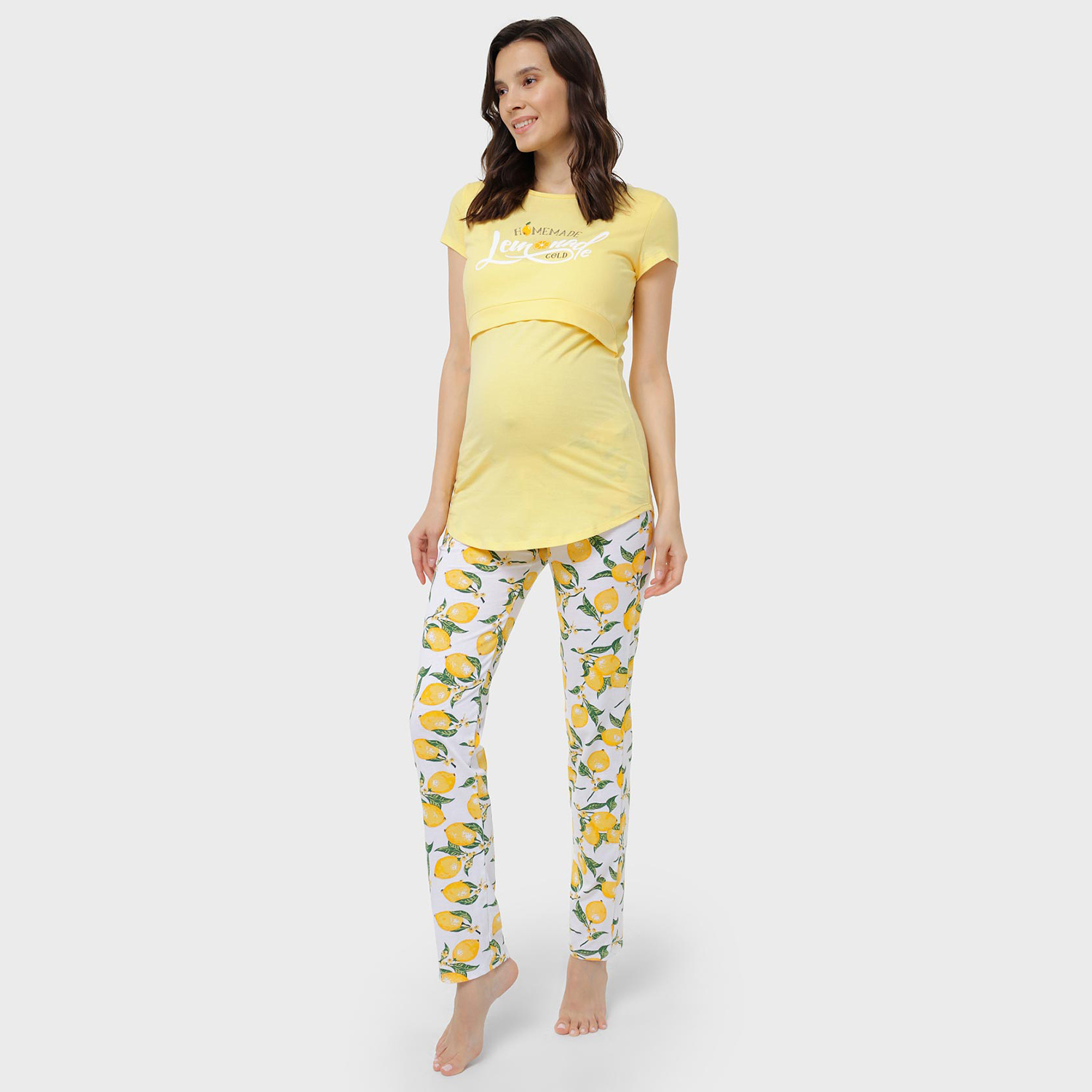 Пижама для беременных и кормящих I love mum 103654 - фото 1