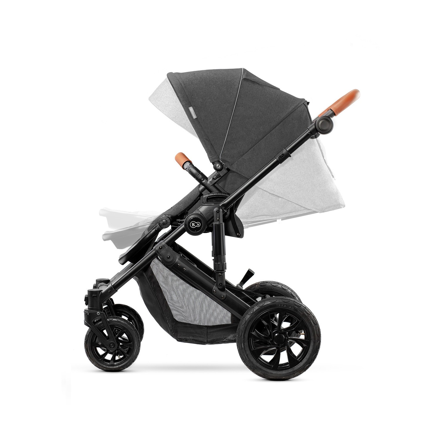 Коляска 2в1 Kinderkraft Prime 2020 Black - фото 6