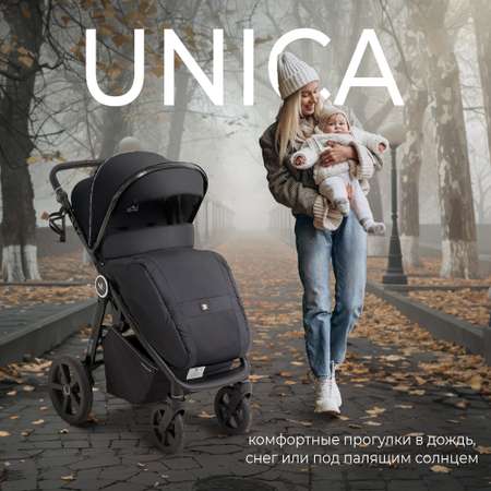 Коляска прогулочная Sweet Baby Unica Black