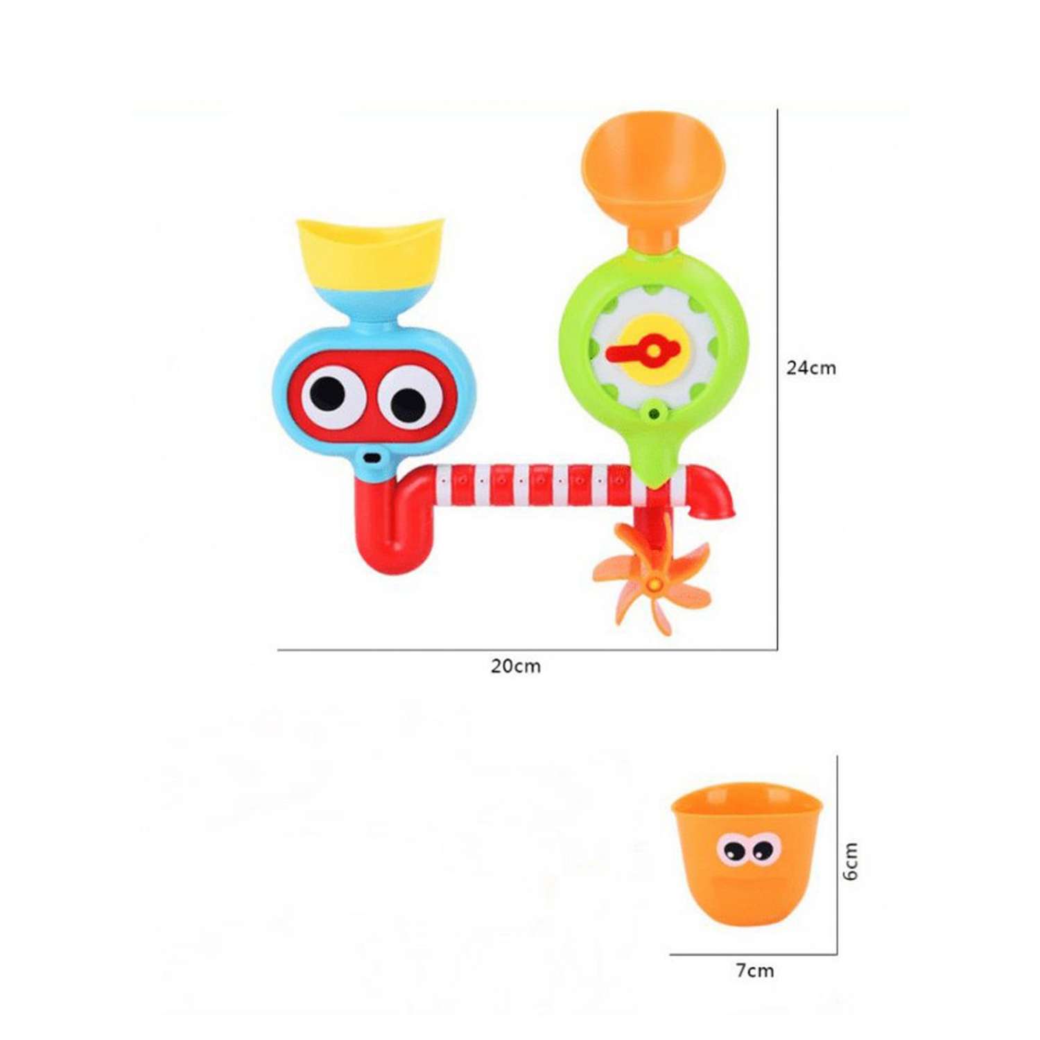 Игрушка для ванной BAZUMI набор на присосках для купания малышей - фото 5
