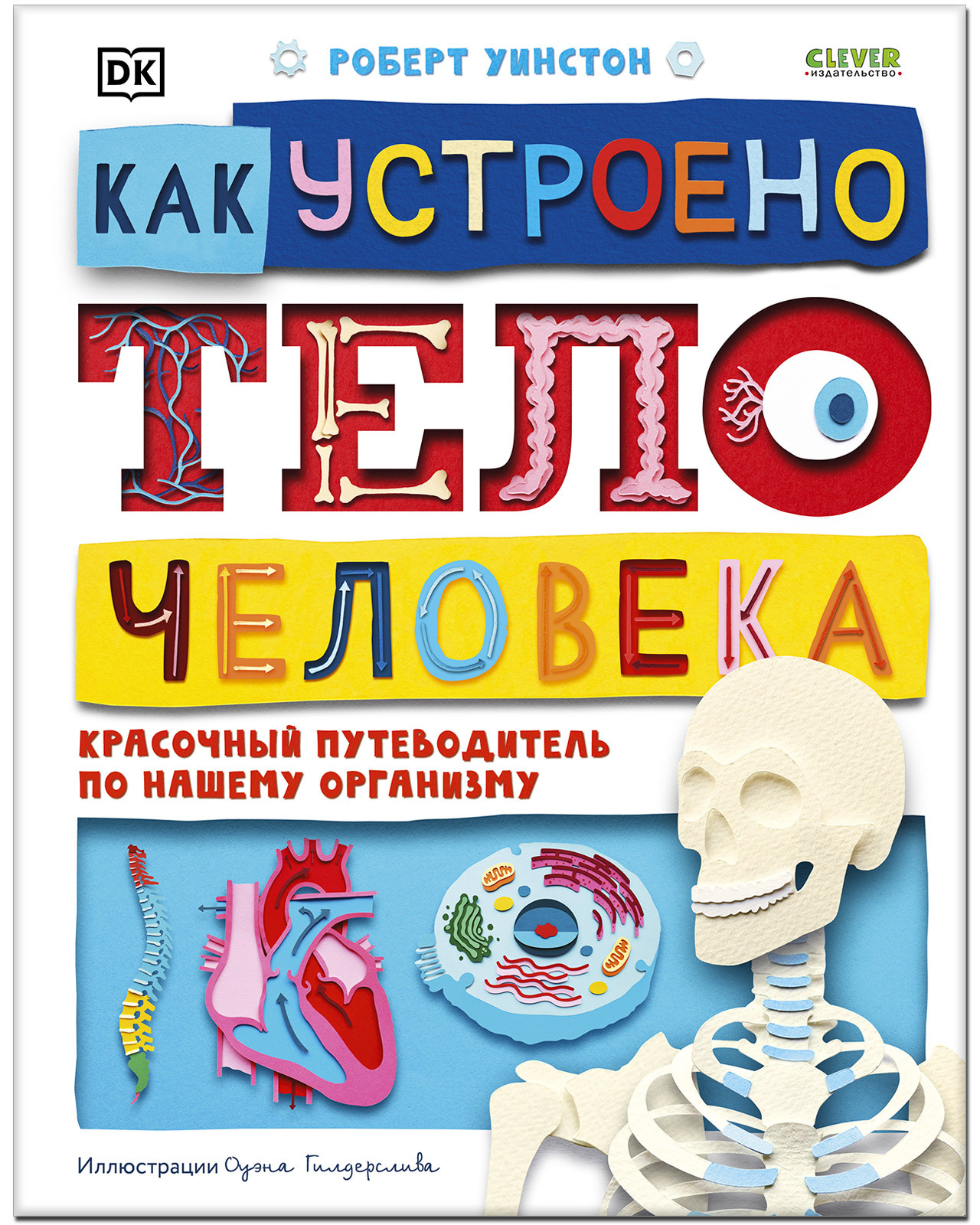 Книга Clever Издательство Как устроено тело человека. Красочный  путеводитель по нашему организму купить по цене 978 ₽ в интернет-магазине  Детский мир