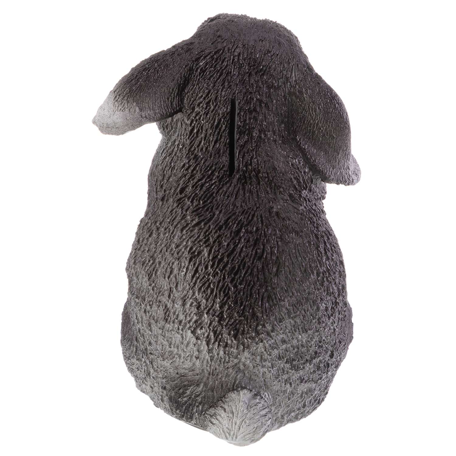 Копилка Elan Gallery 12х11х18 см Кролик милашка. серый с белыми лапками - фото 5