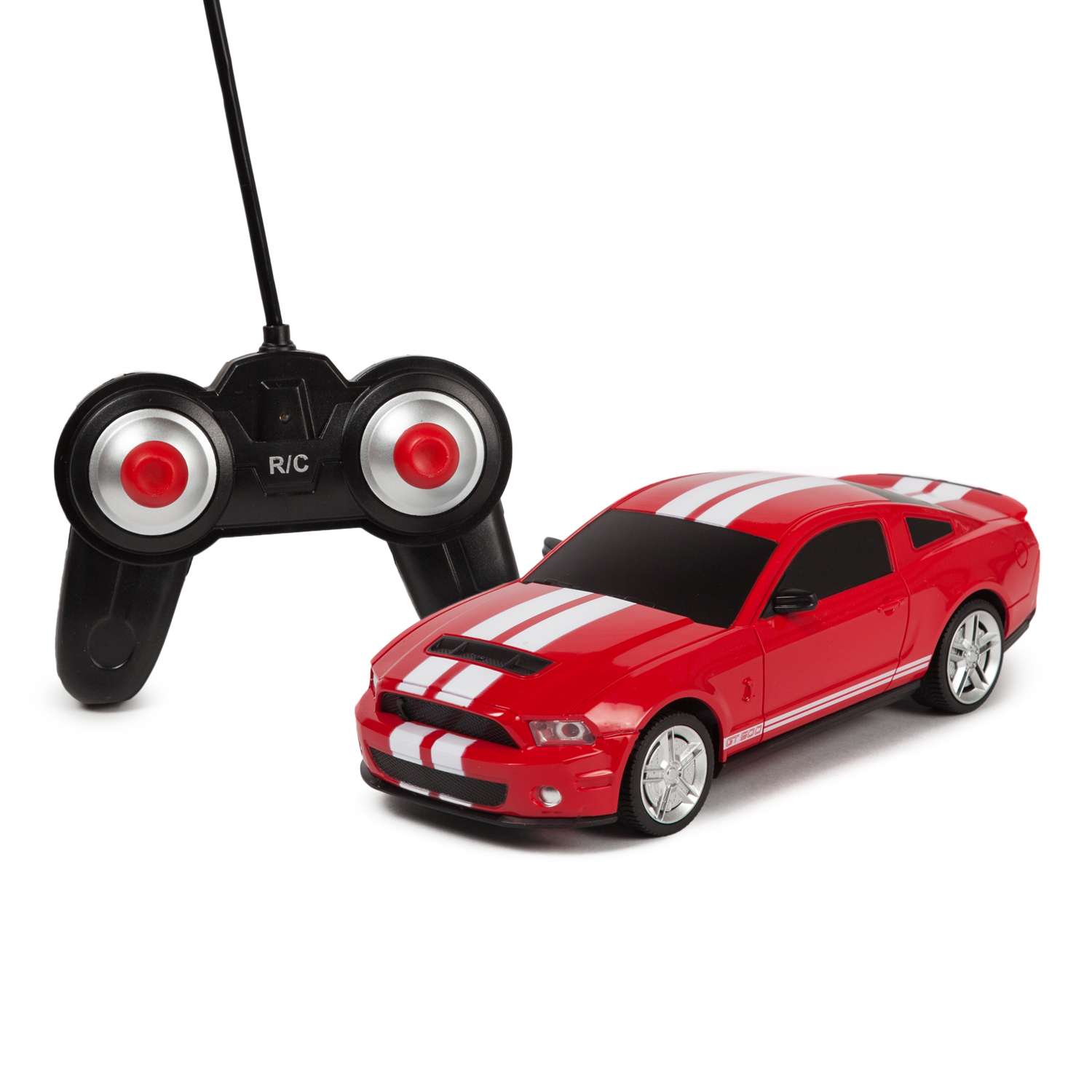 Машинка радиоуправляемая Mobicaro Mustang GT500 1:24 Красная - фото 1