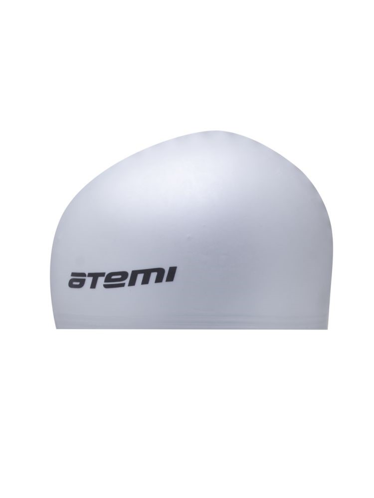 Шапочка для плавания детская Atemi TC308 тонкий силикон объём до 58 см цвет серебро - фото 2