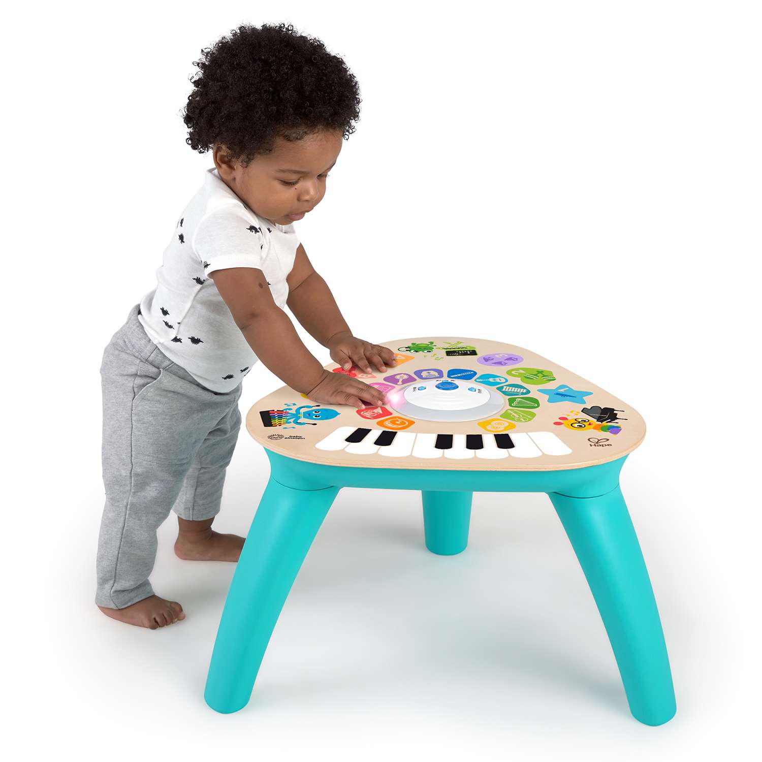 Серия Волшебное прикосновение HAPE Развивающая игрушка для малышей Музыкальный столик сенсорный - фото 8