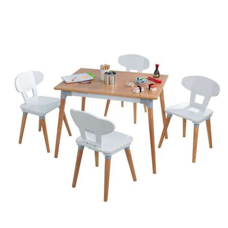 Комплект мебели KidKraft Mid Century стол и 4стула 26196_KE