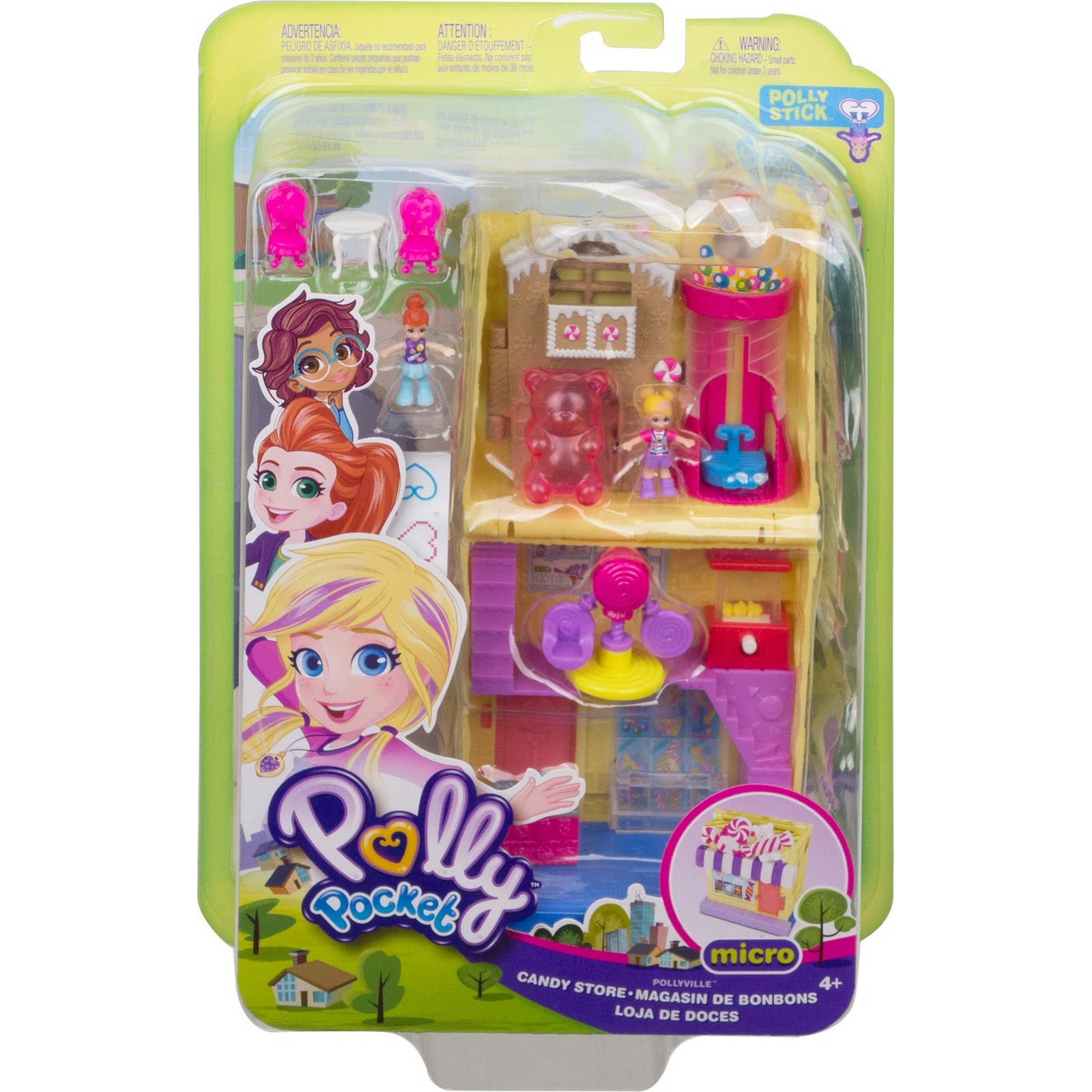 Набор игровой POLLY POCKET Полливиль Станция GKL57 GGC29 - фото 5