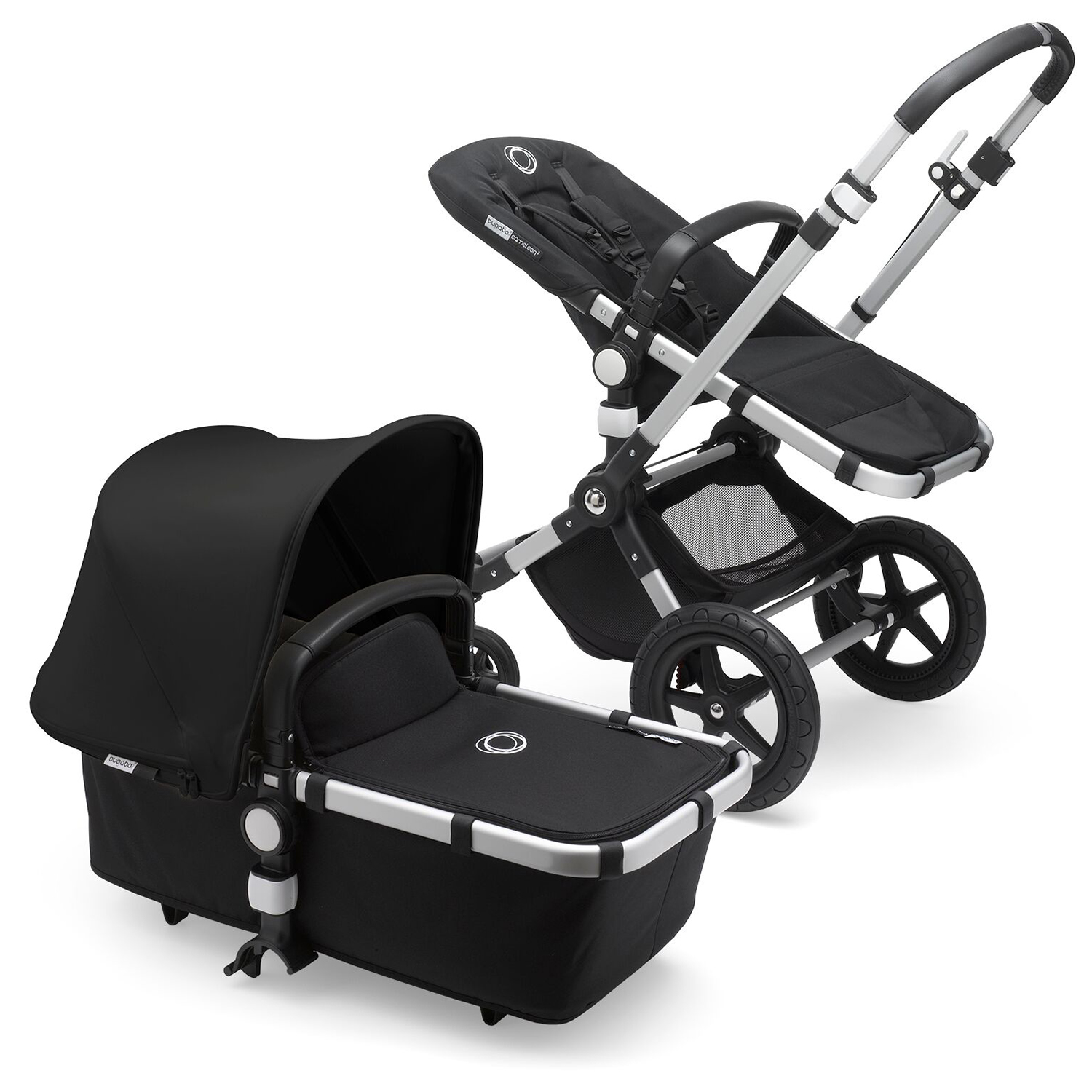 Коляска 2в1 Bugaboo Cameleon3 Plus Complete Alu-Black-Black 230159ZW01 - фото 10