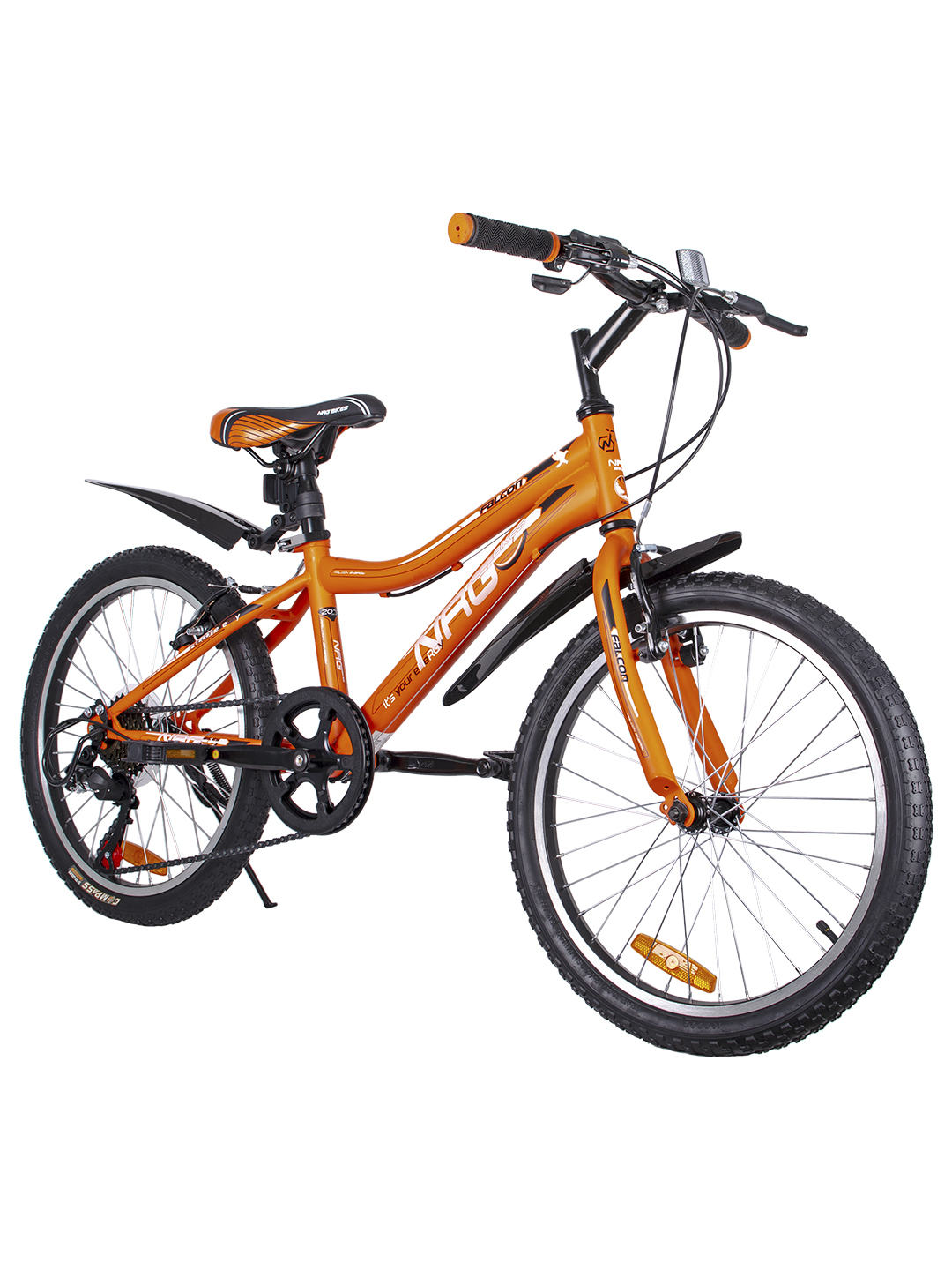 Велосипед NRG BIKES Falcon 20 orange-black-white - фото 11