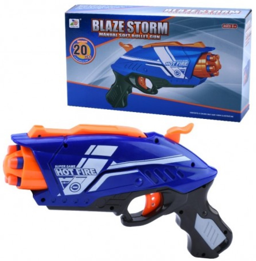 Пистолет Blaze Storm Zecong Toys с Мягкими пулями - фото 1