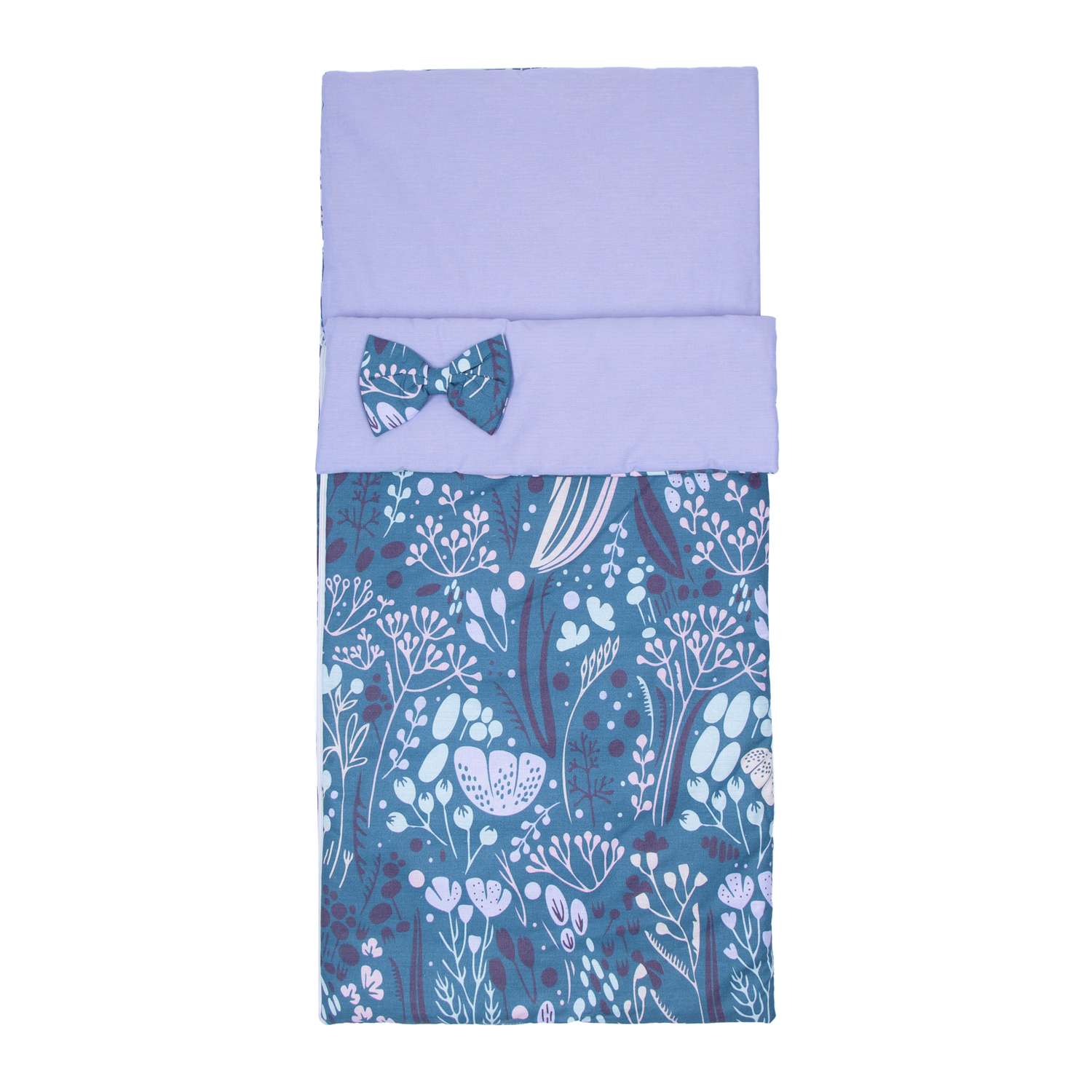 Спальный мешок AmaroBaby детский Magic Sleep Flower dreams фиолетовый - фото 1