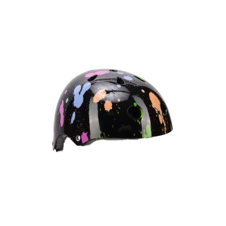 Шлем защитный SXRide YXHEM04 черный с рисунком краска размер S 47-53 см