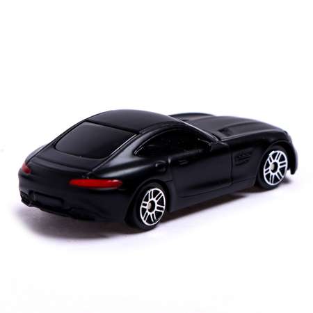 Машина Автоград металлическая MERCEDES-AMG GT S 1:64 цвет чёрный матовый